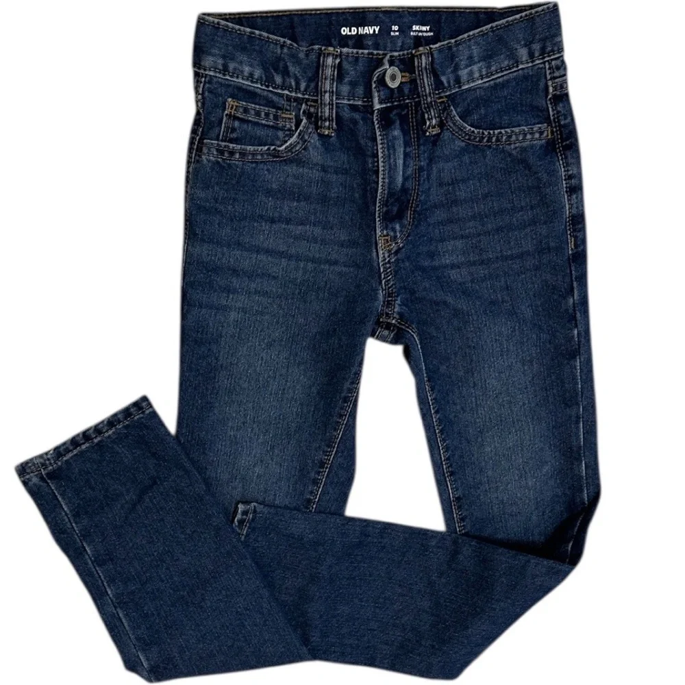 New Old Navy Girls Built in Tough Skinny Slim Jeans Size 10